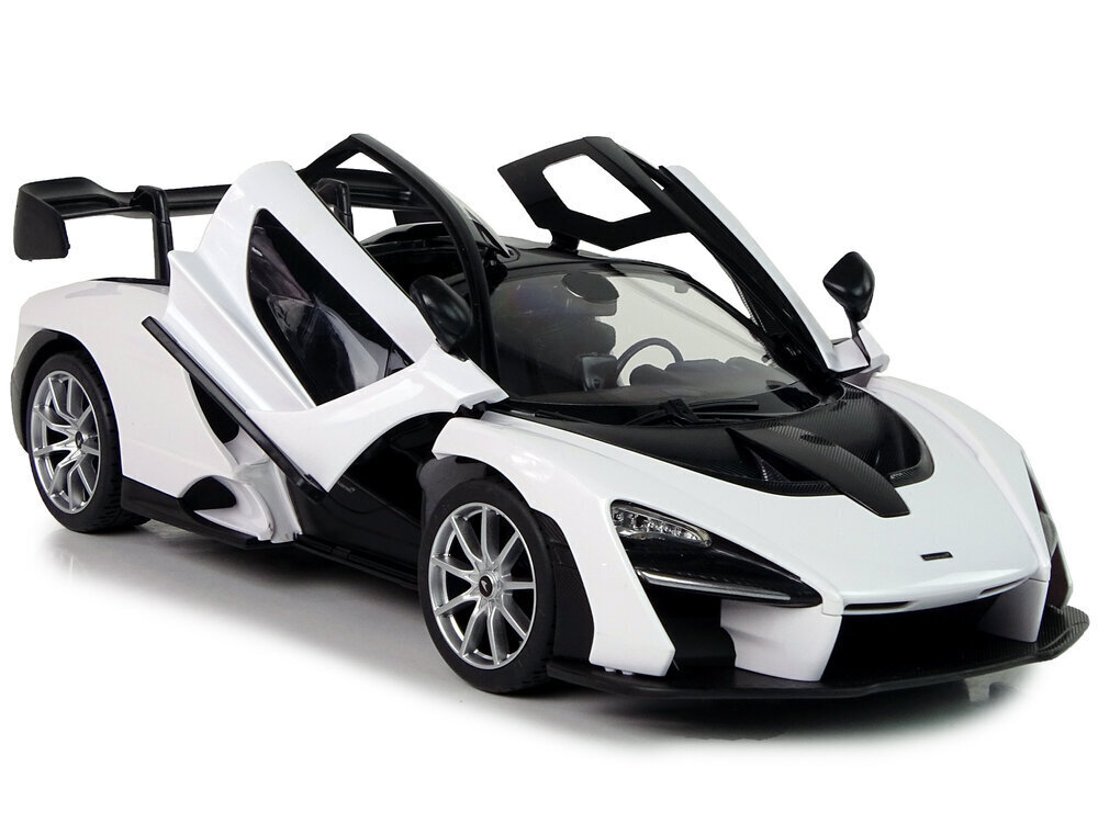 Kauko-ohjattava valkoinen McLaren-auto hinta ja tiedot | Poikien lelut | hobbyhall.fi