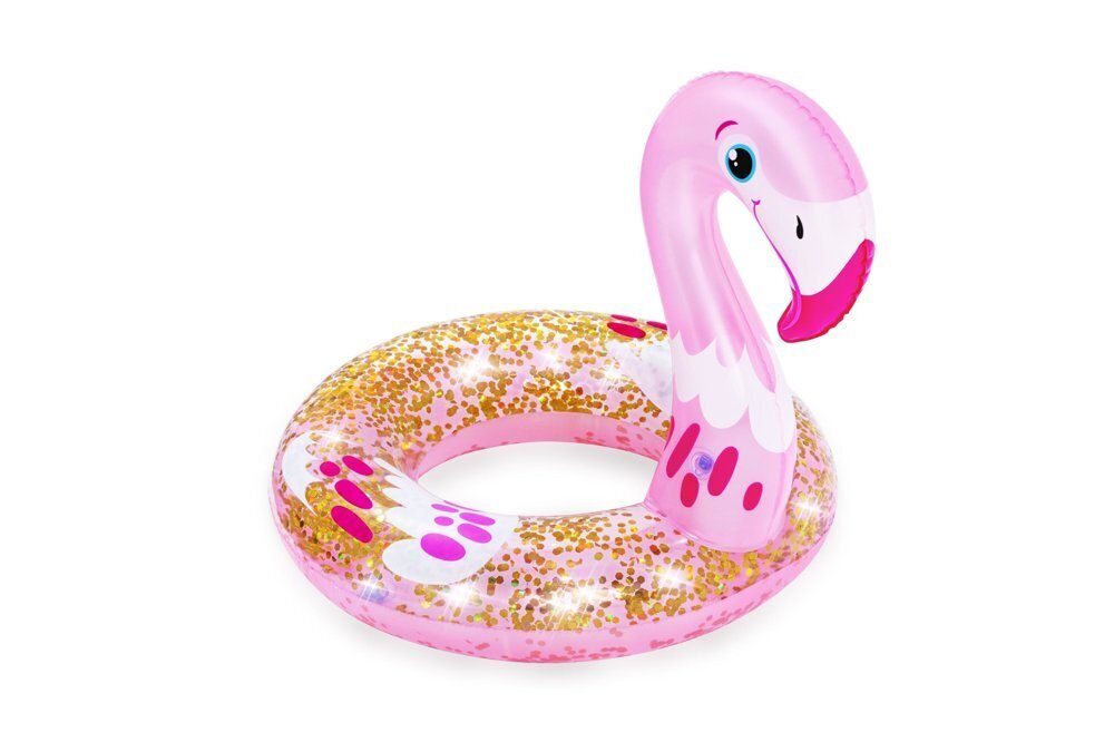 Puhallettava lasten uimapyörä "Flamingo", 61cm hinta ja tiedot | Hiekkalelut ja rantalelut | hobbyhall.fi