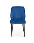 4 tuolin setti Halmar K432, sininen hinta ja tiedot | Ruokapöydän tuolit | hobbyhall.fi
