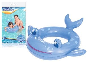 Puhallettava uintipyörä "Whale" 84 cm hinta ja tiedot | Puhallettavat vesilelut ja uima-asusteet | hobbyhall.fi