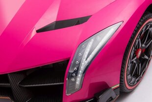 Lamborghini Veneno sähköauto lapsille, vaaleanpunainen hinta ja tiedot | Lasten sähköautot | hobbyhall.fi