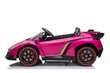 Lamborghini Veneno sähköauto lapsille, vaaleanpunainen hinta ja tiedot | Lasten sähköautot | hobbyhall.fi