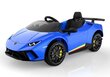 Lamborghini Huracan sähköauto lapsille, sininen hinta ja tiedot | Lasten sähköautot | hobbyhall.fi