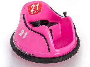 Yksittäinen sähköauto lapsille 21 SmartToy S2688, vaaleanpunainen hinta ja tiedot | Lasten sähköautot | hobbyhall.fi