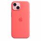 Apple Silicone Case MagSafe MT0V3ZM/A Guava hinta ja tiedot | Puhelimen kuoret ja kotelot | hobbyhall.fi