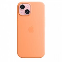 Apple iPhone 15 Silicone Case with MagSafe - Orange Sorbet MT0W3ZM/A hinta ja tiedot | Apple Matkapuhelimet ja tarvikkeet | hobbyhall.fi