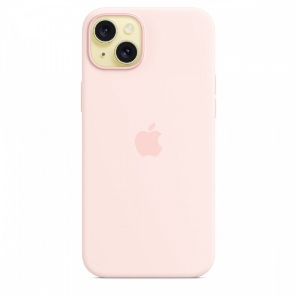 Apple iPhone 15 Plus Silicone Case with MagSafe - Light Pink MT143ZM/A hinta ja tiedot | Puhelimen kuoret ja kotelot | hobbyhall.fi