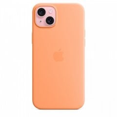 Apple iPhone 15 Plus Silicone Case with MagSafe - Orange Sorbet MT173ZM/A hinta ja tiedot | Puhelimen kuoret ja kotelot | hobbyhall.fi