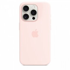 Apple iPhone 15 Pro Silicone Case with MagSafe - Light Pink MT1F3ZM/A hinta ja tiedot | Puhelimen kuoret ja kotelot | hobbyhall.fi