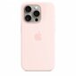 Apple iPhone 15 Pro Silicone Case with MagSafe - Light Pink MT1F3ZM/A hinta ja tiedot | Puhelimen kuoret ja kotelot | hobbyhall.fi