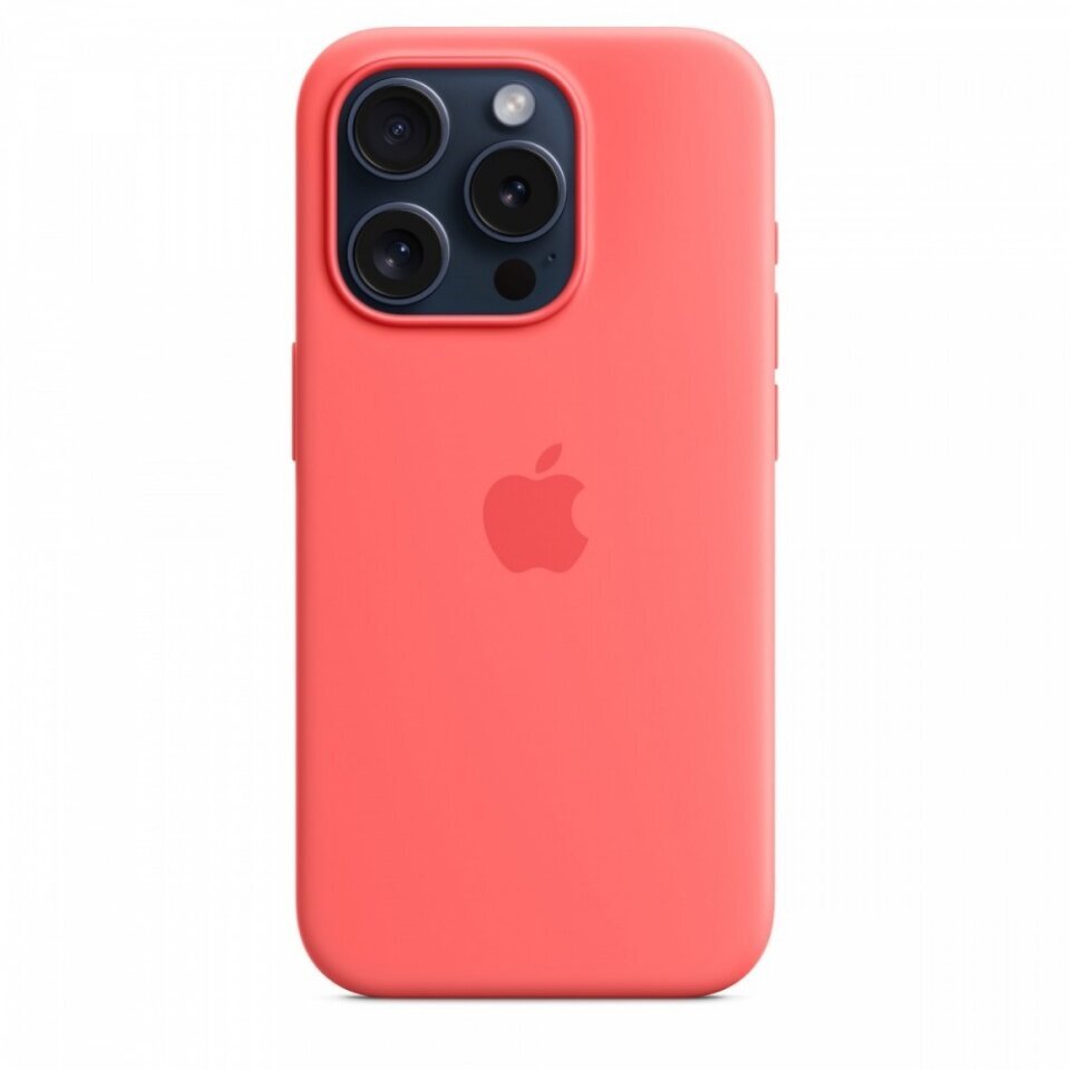 Apple iPhone 15 Pro Silicone Case with MagSafe - Guava MT1G3ZM/A hinta ja tiedot | Puhelimen kuoret ja kotelot | hobbyhall.fi