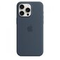 Apple iPhone 15 Pro Max Silicone Case with MagSafe - Storm Blue MT1P3ZM/A hinta ja tiedot | Puhelimen kuoret ja kotelot | hobbyhall.fi