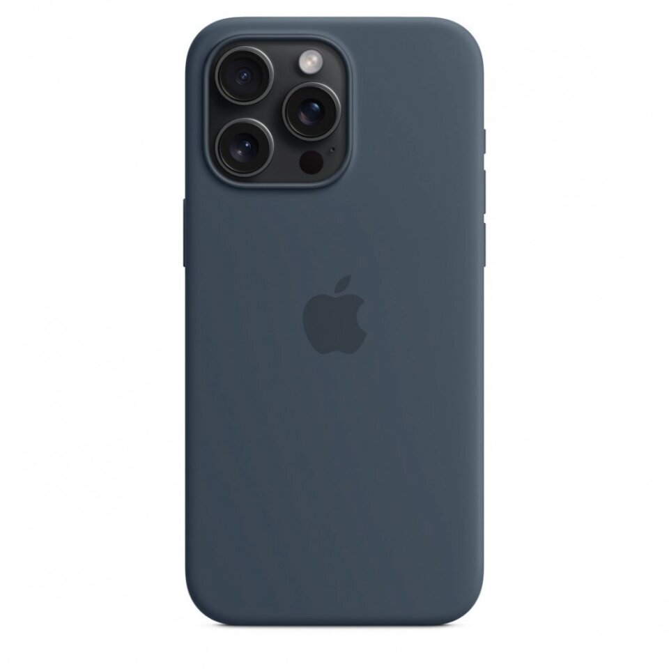 Apple iPhone 15 Pro Max Silicone Case with MagSafe - Storm Blue MT1P3ZM/A hinta ja tiedot | Puhelimen kuoret ja kotelot | hobbyhall.fi