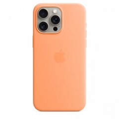 Apple iPhone 15 Pro Max Silicone Case with MagSafe - Orange Sorbet MT1W3ZM/A hinta ja tiedot | Puhelimen kuoret ja kotelot | hobbyhall.fi