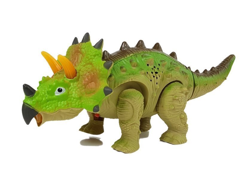 Triceratops interaktiivinen dinosaurus, vihreä hinta ja tiedot | Poikien lelut | hobbyhall.fi