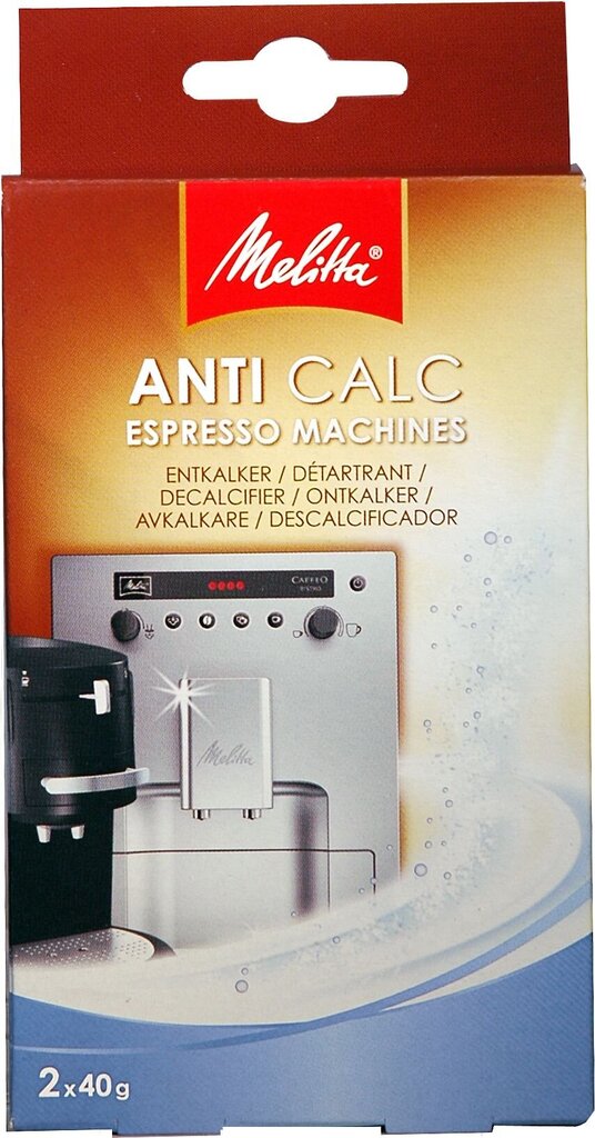 Melitta Anticalc Espresso Machines (178582), 2kpl hinta ja tiedot | Kahvinkeittimen tarvikkeet | hobbyhall.fi