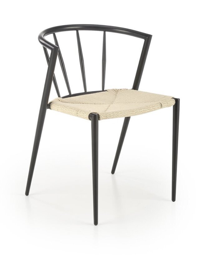 4-tuolin setti K515, beige/musta hinta ja tiedot | Ruokapöydän tuolit | hobbyhall.fi