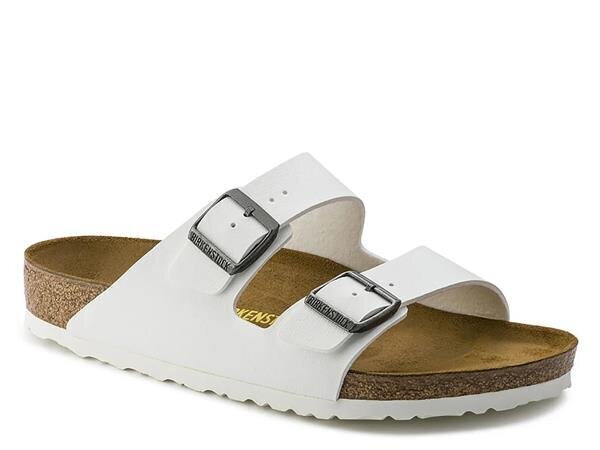 Arizona bf birkenstock naiset white 0552683 0552683 hinta ja tiedot | Naisten sandaalit ja tossut | hobbyhall.fi