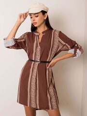 Naisten mekko Elisa 291999707, ruskea hinta ja tiedot | Mekot | hobbyhall.fi