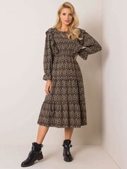 Musta ja beige kuviollinen mekko hinta ja tiedot | Mekot | hobbyhall.fi