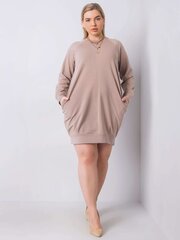 Naisten mekko, jossa pitkät hihat, beige hinta ja tiedot | Mekot | hobbyhall.fi