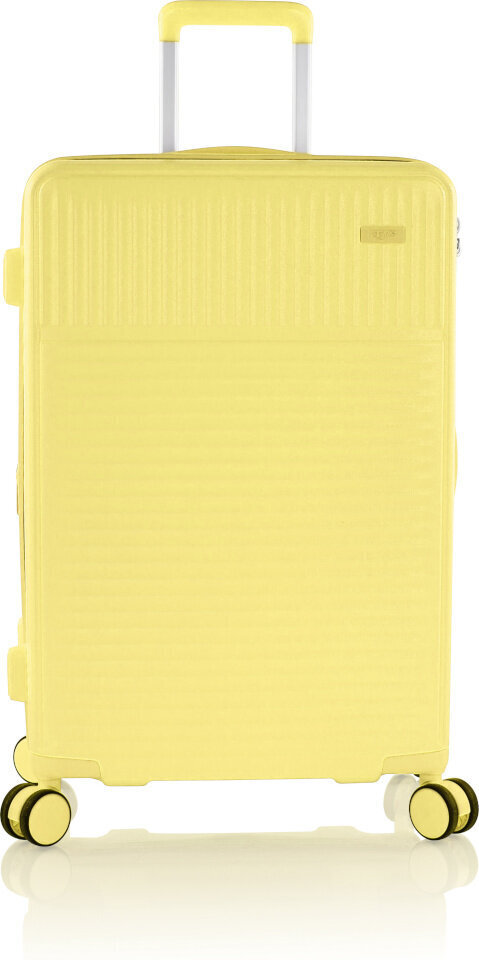 Keskikokoinen matkalaukku Heys Pastel Yellow, M, keltainen hinta ja tiedot | Matkalaukut ja -kassit | hobbyhall.fi