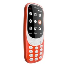 Nokia 3310 -peruspuhelin Dual-SIM, punainen hinta ja tiedot | Nokia Puhelimet, älylaitteet ja kamerat | hobbyhall.fi