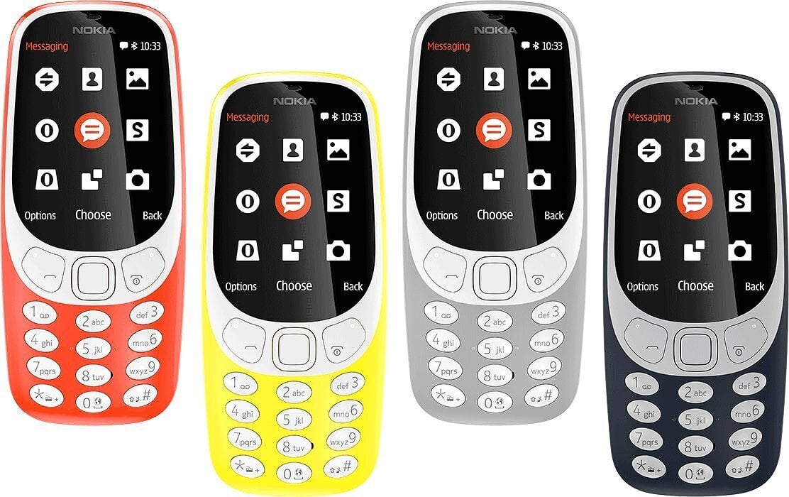 Nokia 3310 -peruspuhelin Dual-SIM, punainen hinta ja tiedot | Matkapuhelimet | hobbyhall.fi