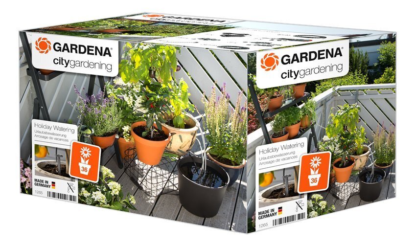 Aloitussarja ruukkukasveille Gardena CG Micro-Drip (36 kpl) hinta ja tiedot | Puutarhaletkut, kastelukannut ja muut kastelutarvikkeet | hobbyhall.fi