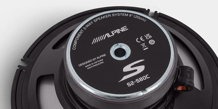 Alpine S2-S80C, harmaa hinta ja tiedot | Autokaiuttimet | hobbyhall.fi