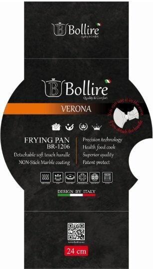 Bollire VENEZIA Line -paistinpannu, 24 cm hinta ja tiedot | Paistinpannut | hobbyhall.fi