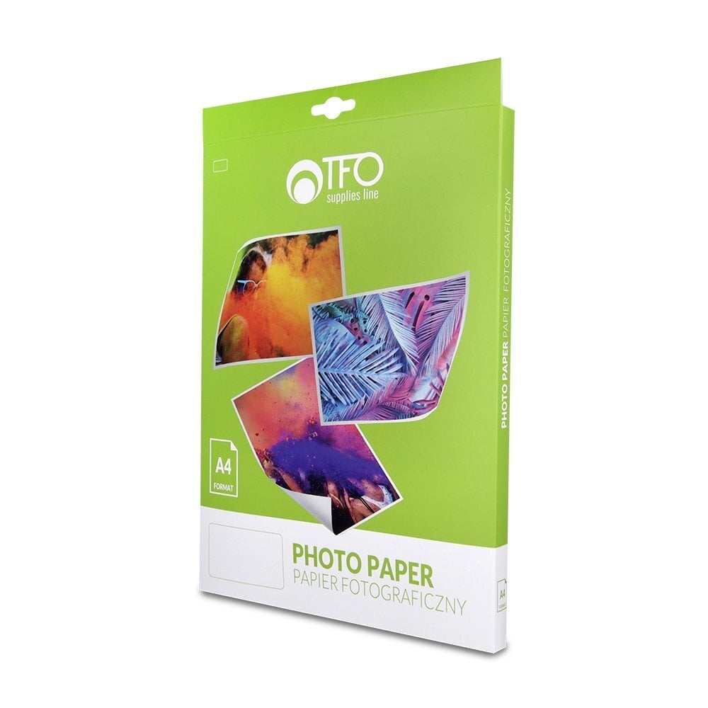 TFO Photo Paper A4 / 180g/m2 / 20sht. (high glossy) hinta ja tiedot | Kameratarvikkeet | hobbyhall.fi