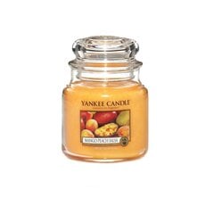 Yankee Candle Mango Peach Salsa tuoksukynttilä 411 g hinta ja tiedot | Kynttilät ja kynttilänjalat | hobbyhall.fi