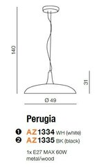 Valaisin Azzardo Perugia AZ1335 hinta ja tiedot | Riippuvalaisimet | hobbyhall.fi