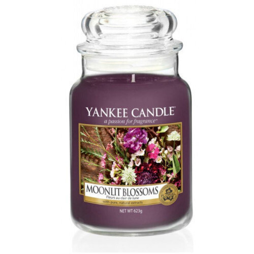 Yankee Candle Moonlit Blossoms tuoksukynttilä 623 g hinta ja tiedot | Kynttilät ja kynttilänjalat | hobbyhall.fi
