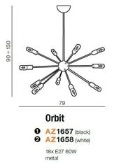 Riippuvalaisin Azzardo AZ1657 Orbit hinta ja tiedot | Riippuvalaisimet | hobbyhall.fi