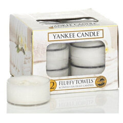 Yankee Candle Fluffy Towels tuoksukynttilä 12 x 9.8 g hinta ja tiedot | Kynttilät ja kynttilänjalat | hobbyhall.fi