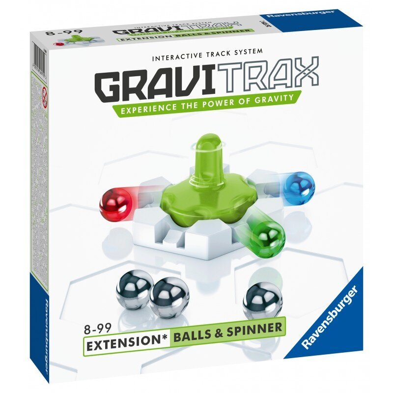 Interaktiivinen ratajärjestelmä Gravitrax Zestaw Dodatek Spinner hinta ja tiedot | Kehittävät lelut | hobbyhall.fi