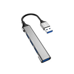 Dudao HUB 4in1 USB-A - 4x USB-A, 3 x USB2.0 / USB3.0, 6,3 cm, A16B hinta ja tiedot | Dudao Tietokoneet ja pelaaminen | hobbyhall.fi