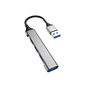 Dudao HUB 4in1 USB-A - 4x USB-A, 3 x USB2.0 / USB3.0, 6,3 cm, A16B hinta ja tiedot | Adapterit | hobbyhall.fi