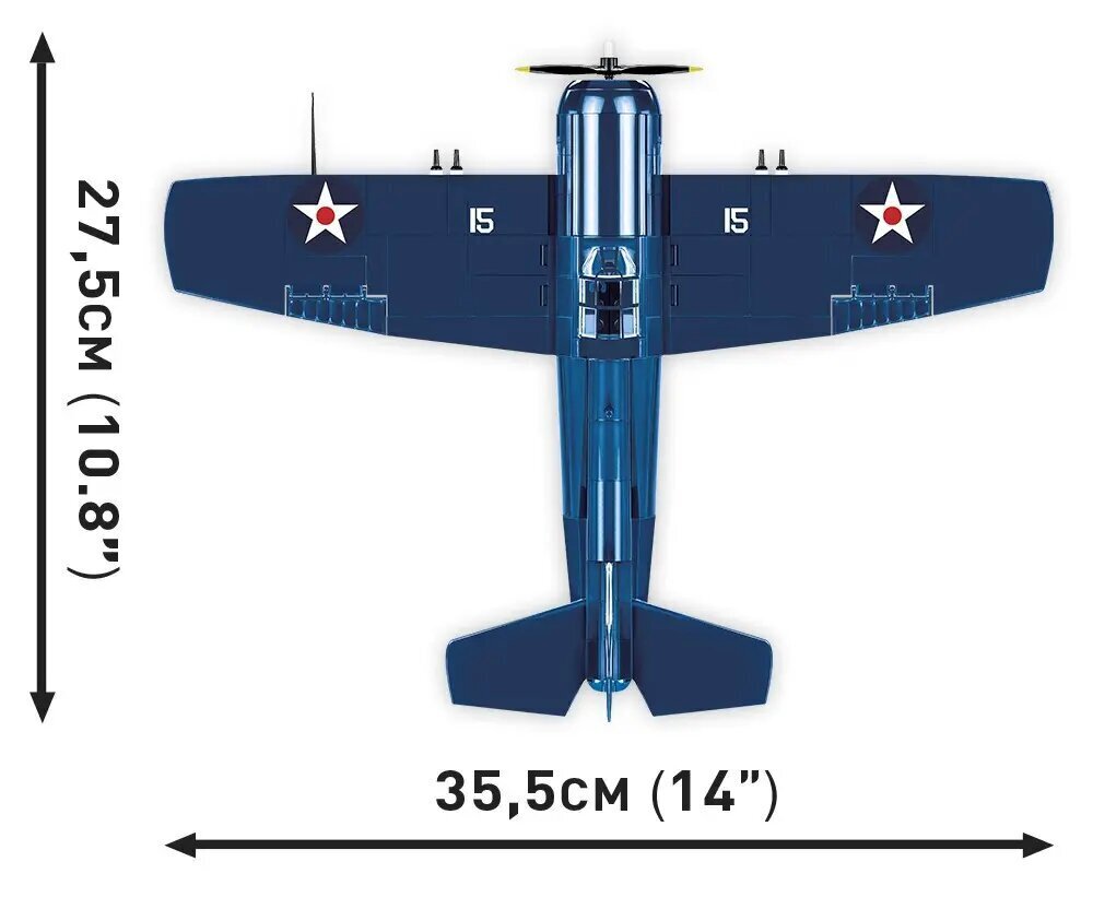 Klockin historiallinen kokoelma F4F Wildcat- Northrop Grumman hinta ja tiedot | LEGOT ja rakennuslelut | hobbyhall.fi