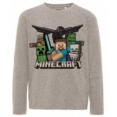 Lasten Minecraft pitkähihainen T-paita hinta ja tiedot | Poikien paidat | hobbyhall.fi