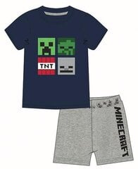 Minecraft lasten lyhyt pyjama hinta ja tiedot | Poikien kylpytakit ja pyjamat | hobbyhall.fi