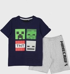 Minecraft lasten lyhyt pyjama hinta ja tiedot | Poikien kylpytakit ja pyjamat | hobbyhall.fi