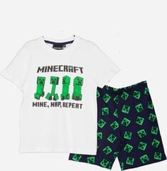 Pyjamasetti lapsille Minecraft hinta ja tiedot | Poikien kylpytakit ja pyjamat | hobbyhall.fi