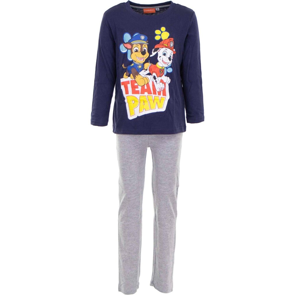 Lasten pyjamat Paw Patrol, sininen/harmaa hinta ja tiedot | Poikien kylpytakit ja pyjamat | hobbyhall.fi