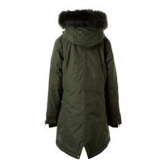 Huppa tüdrukute parka Vivian 200g 12490020*10057, oliiv hinta ja tiedot | Tyttöjen takit | hobbyhall.fi