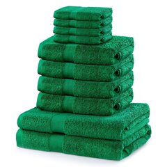 Decoking Marina -pyyheliina setti, vihreä, 10 kpl hinta ja tiedot | Pyyhkeet | hobbyhall.fi