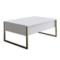 Sohvapöytä 90cm x 60cm x 40xm valkoinen hinta ja tiedot | Sohvapöydät | hobbyhall.fi