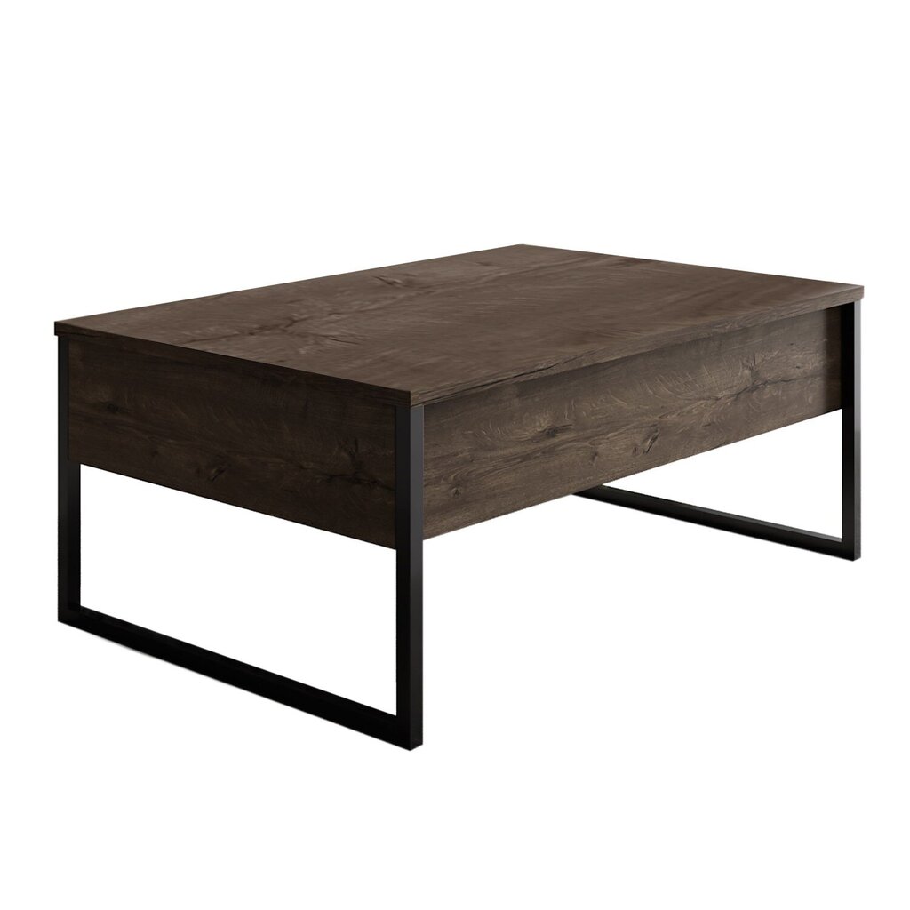 Sohvapöytä 90cm x 60cm x 40cm musta hinta ja tiedot | Sohvapöydät | hobbyhall.fi